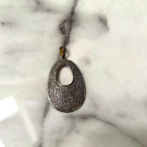 Gold and diamond charm